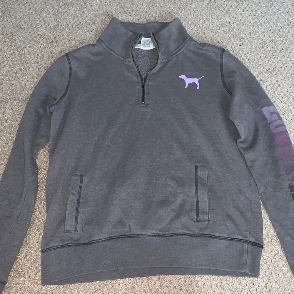 PINK victoria’s secret quarter zip